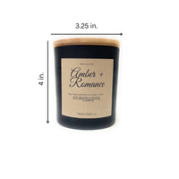 Amber + Romance 1 Wick Candle