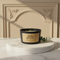 Amber + Romance 3 Wick Candle