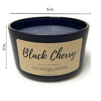 Black Cherry 3 Wick Candle