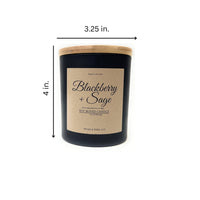 Blackberry + Sage 1 Wick Candle