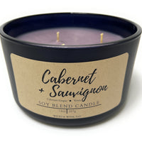 Cabernet + Sauvignon 3 Wick Candle