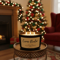 Crème Brûlée 3 Wick Candle