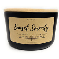 Sunset Serenity 3 Wick Candle