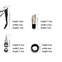 STAINLESS STEEL WINE ACCESSORY SET