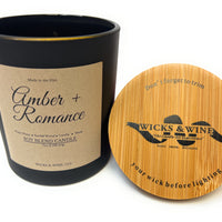 Amber + Romance 1 Wick Candle