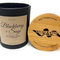Blackberry + Sage 1 Wick Candle