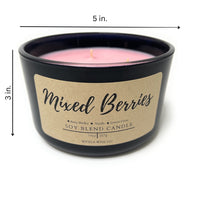 Mixed Berries 3 Wick Candle