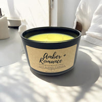 Amber + Romance 3 Wick Candle