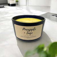 Pineapple + Sage 3 Wick Candle