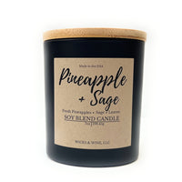 Pineapple + Sage 1 Wick Candle