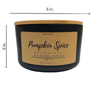 Pumpkin Spice 3 Wick Candle