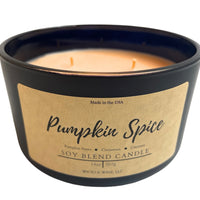 Pumpkin Spice 3 Wick Candle