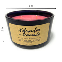 Watermelon + Lemonade 3 Wick Candle