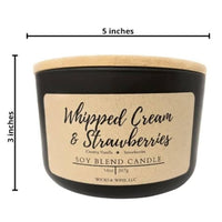 Whipped Cream & Strawberries 3 Wick Candle