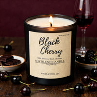 Black Cherry 1 Wick Candle