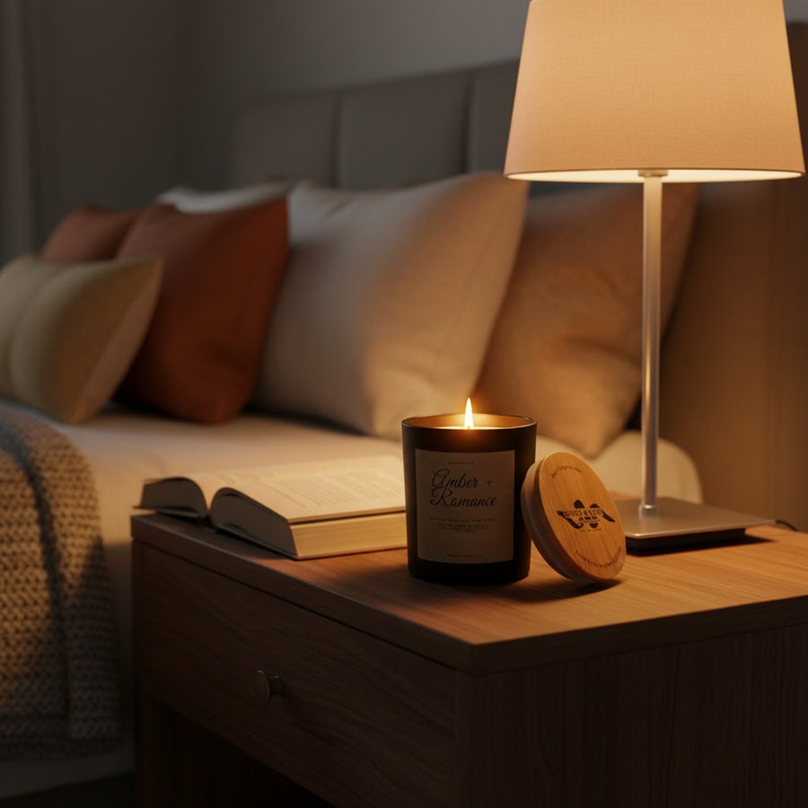 Amber + Romance 1 Wick Candle