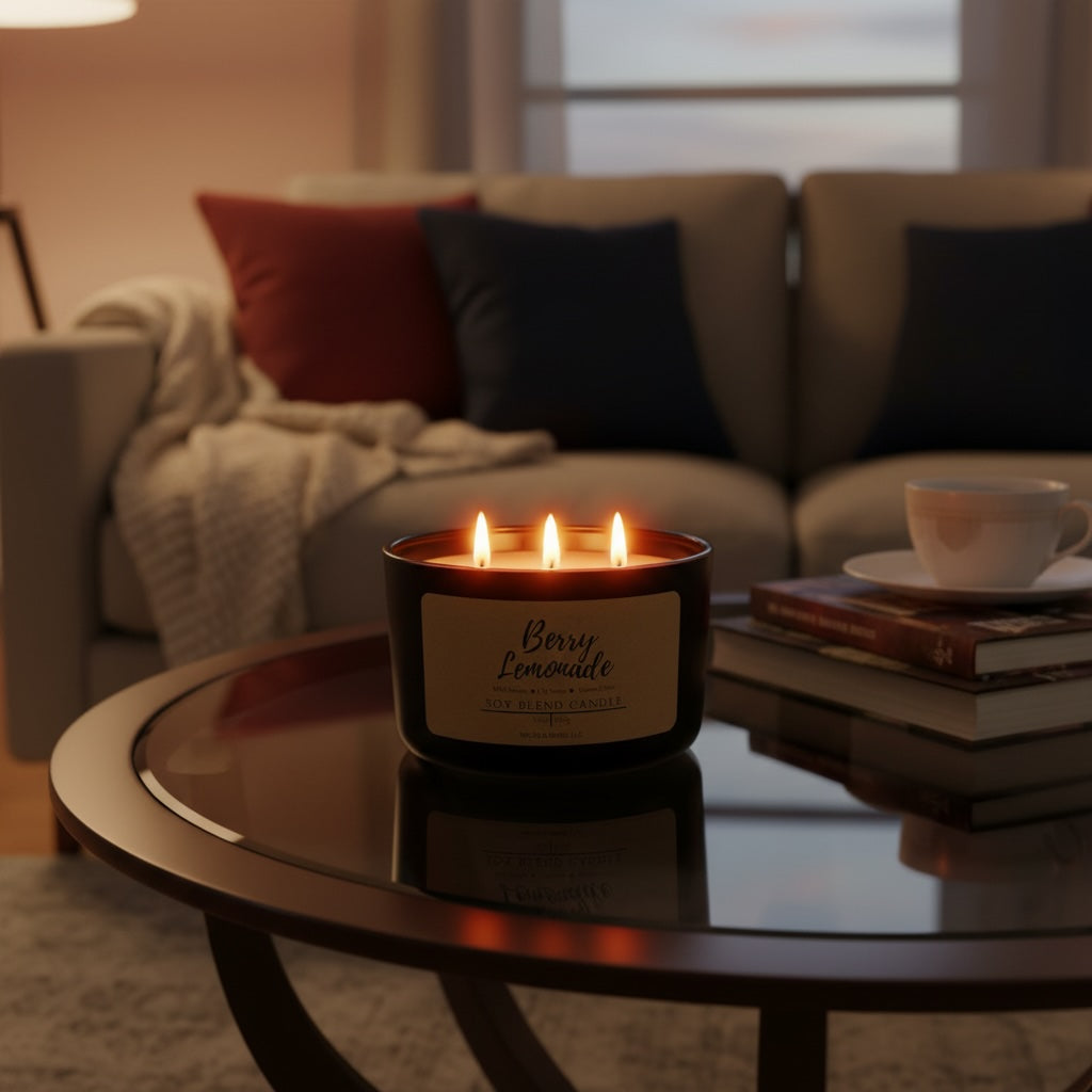 Berry Lemonade 3 Wick Candle