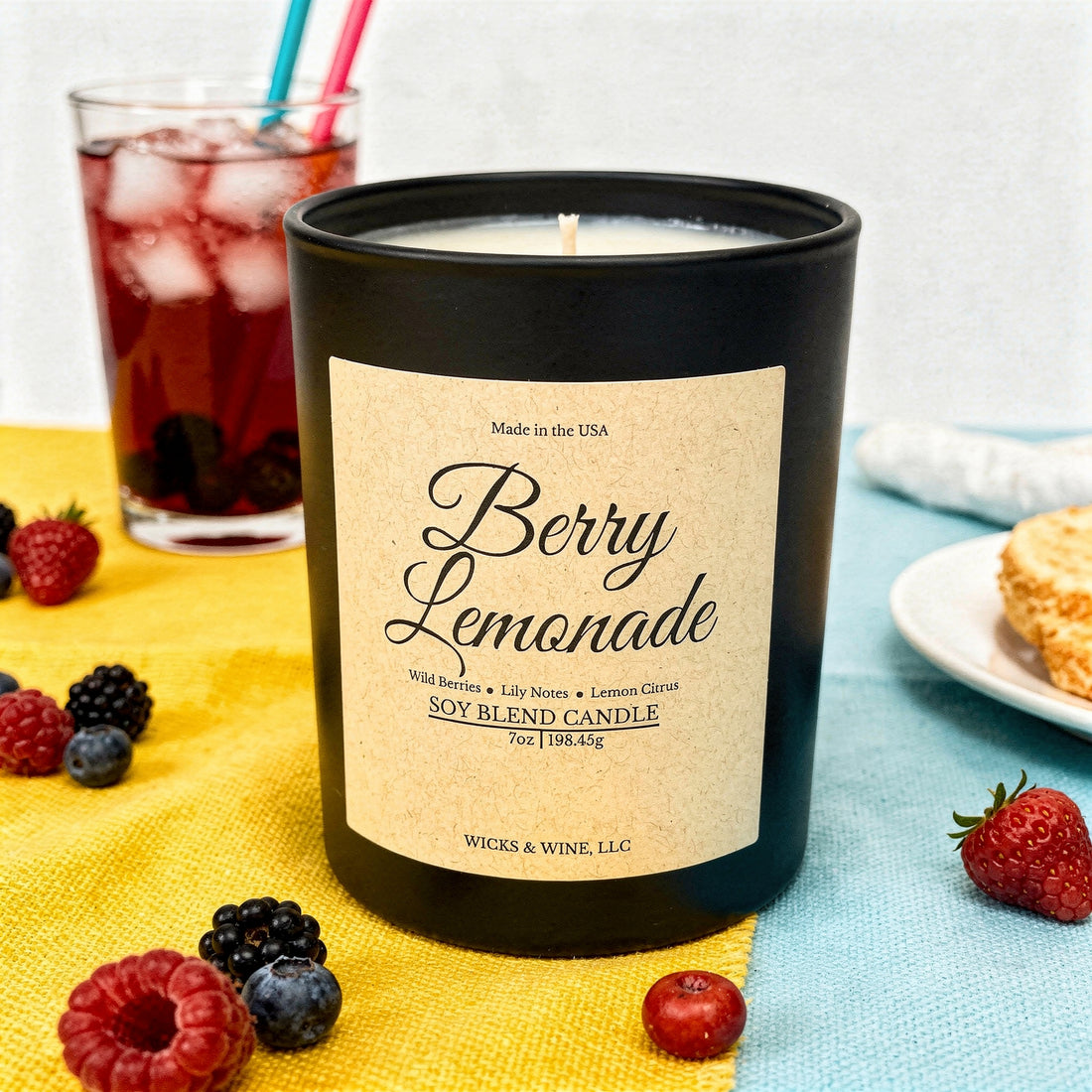 Berry Lemonade 1 Wick Candle