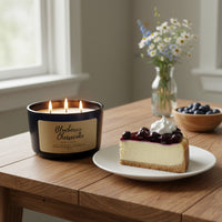 Blueberry Cheesecake 3 Wick Candle