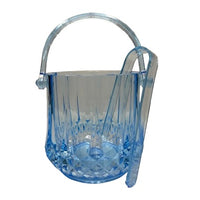 Diamond Embossed Bucket & Tongs