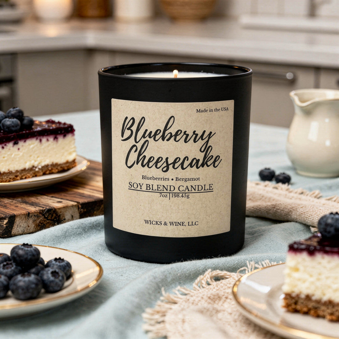 Blueberry Cheesecake 1 Wick Candle