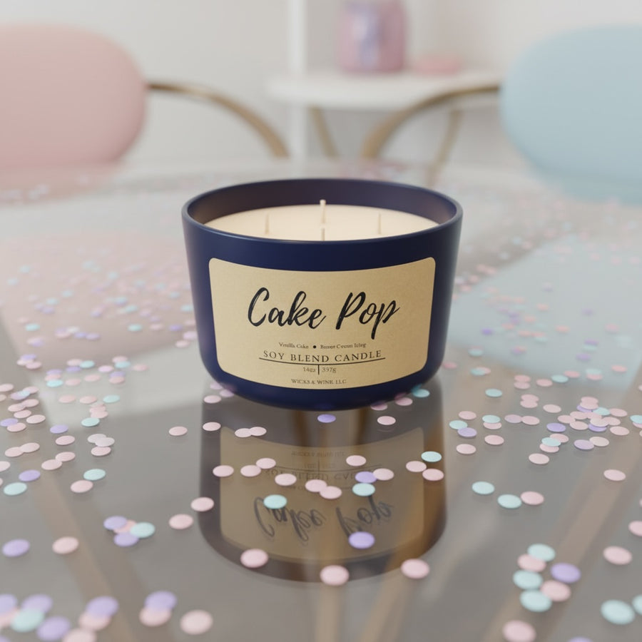 Cake Pop 3 Wick Candle