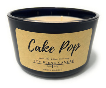Cake Pop 3 Wick Candle