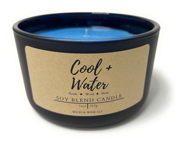 Cool + Water 3 Wick Candle