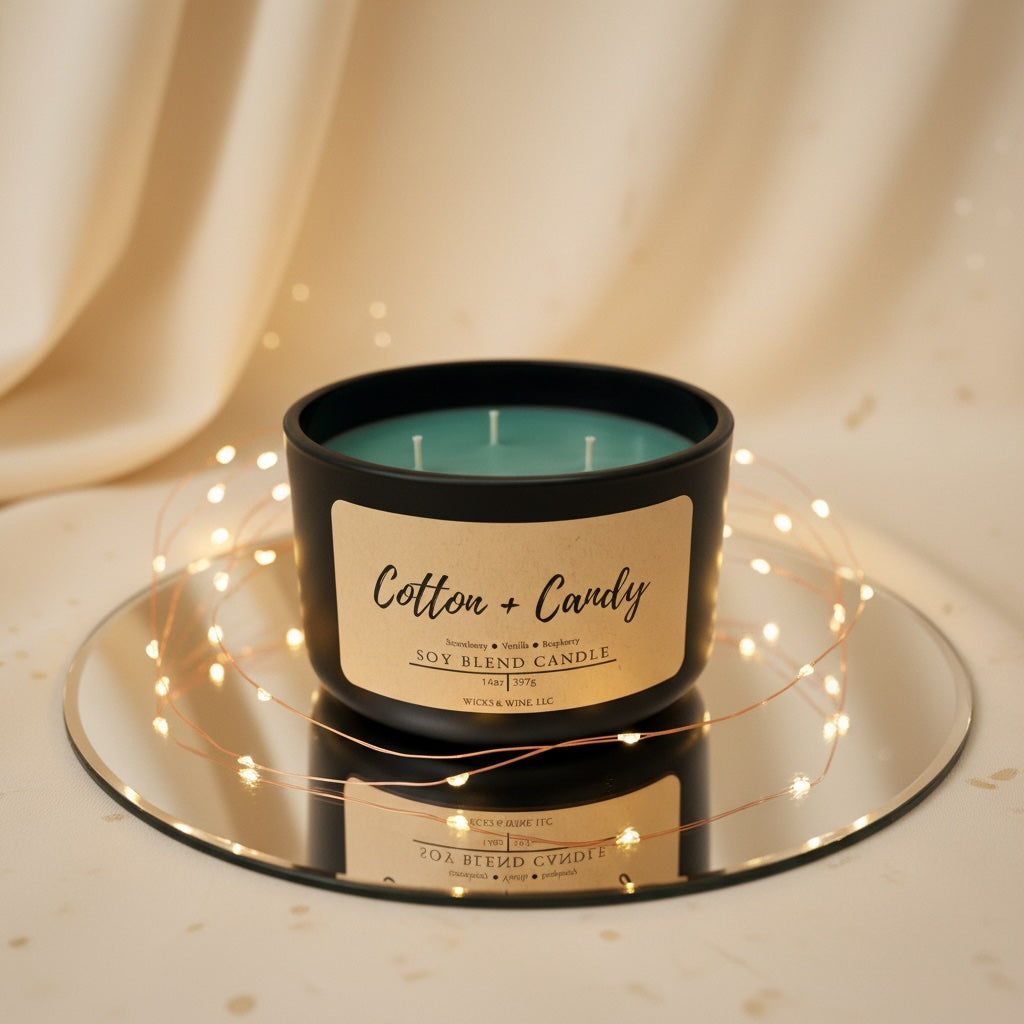 Cotton + Candy 3 Wick Candle