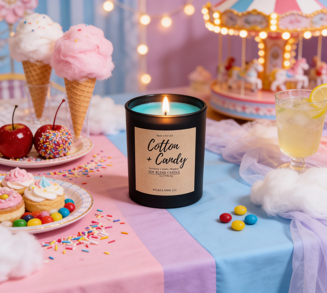 Cotton + Candy 1 Wick Candle