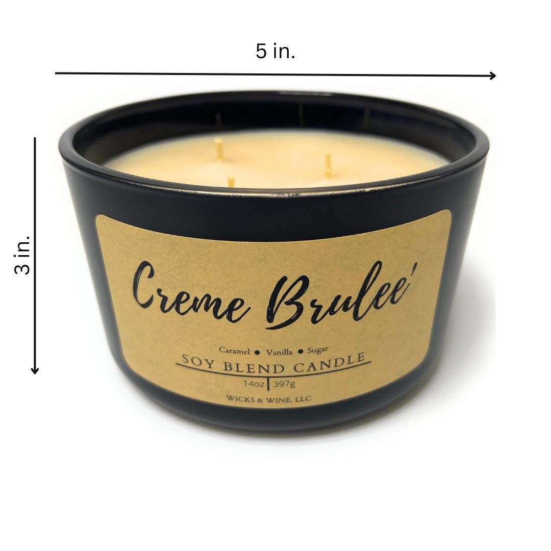 Crème Brûlée 3 Wick Candle