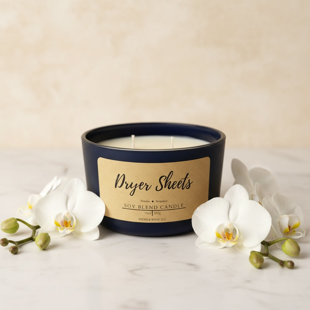 Dryer Sheets 3 Wick Candle