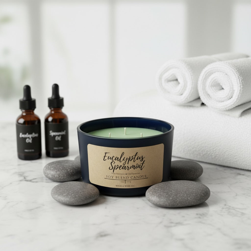 Eucalyptus Spearmint 3 Wick Candle