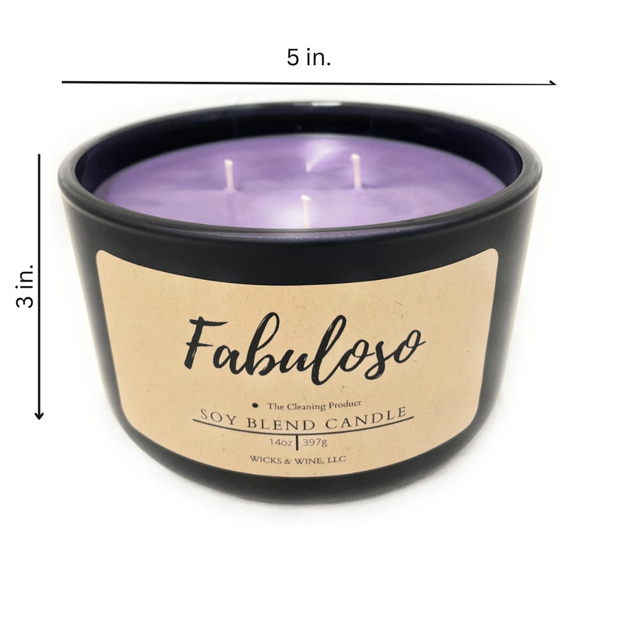 Fabuloso 3 Wick Candle