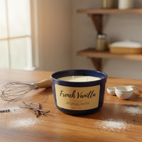 French Vanilla 3 Wick Candle
