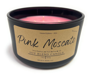 Pink Moscato 3 Wick Candle