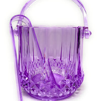 Diamond Embossed Bucket & Tongs