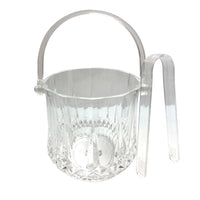 Diamond Embossed Bucket & Tongs