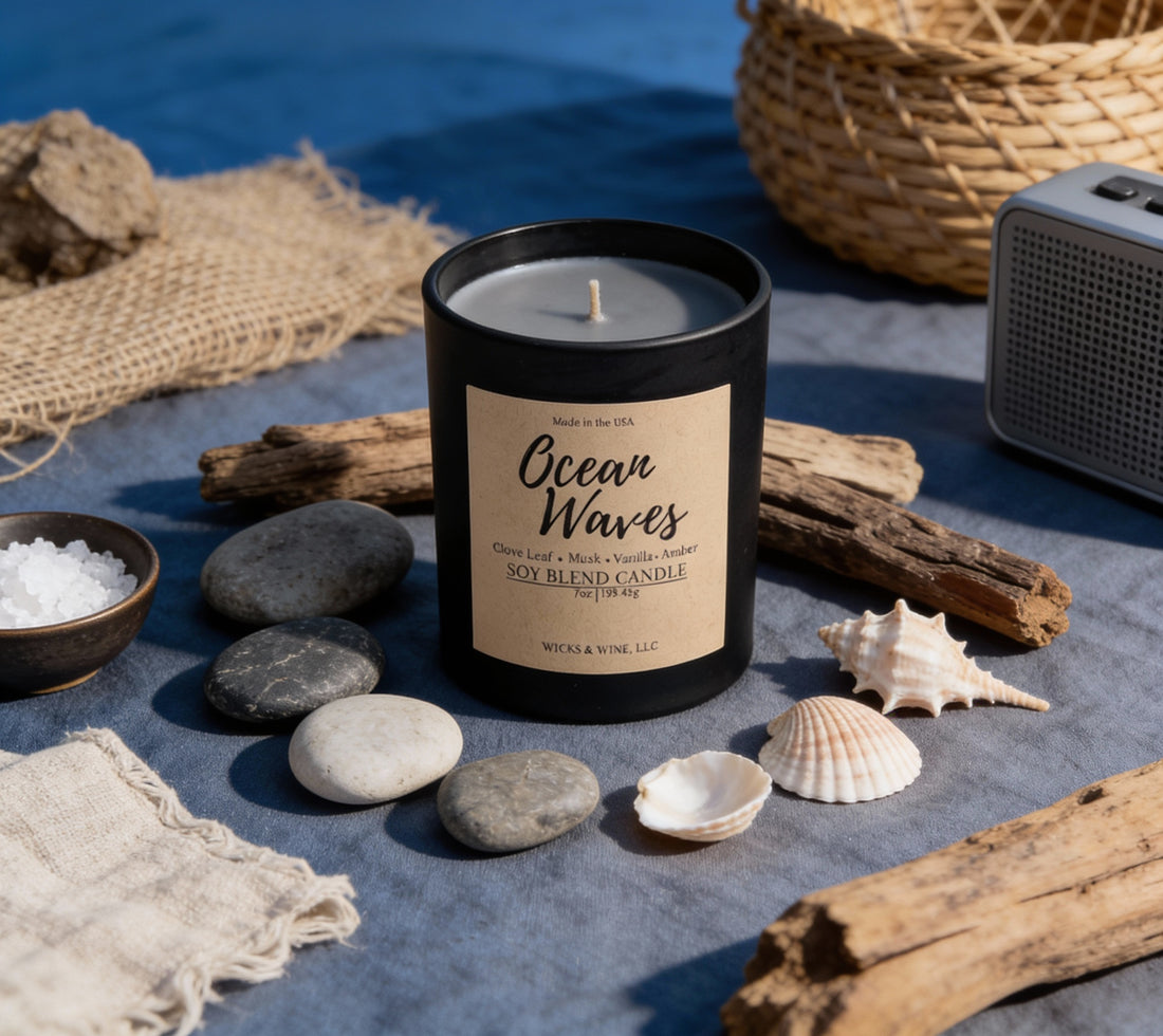 Ocean Waves 1 Wick Candle
