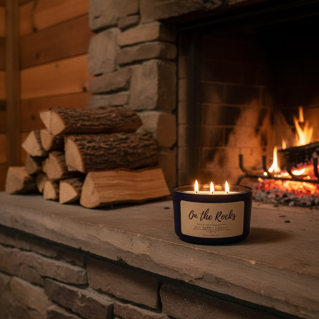On the Rocks 3 Wick Candle