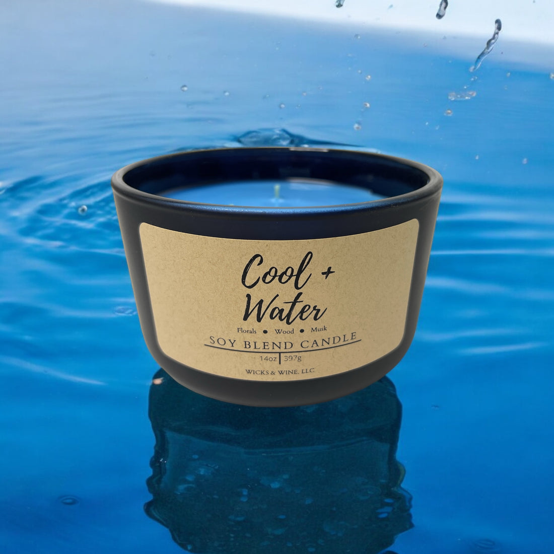 Cool + Water 3 Wick Candle