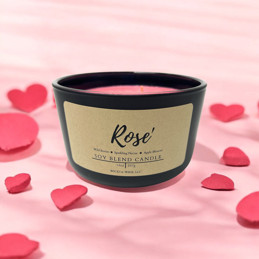 Rose’ 3 Wick Candle