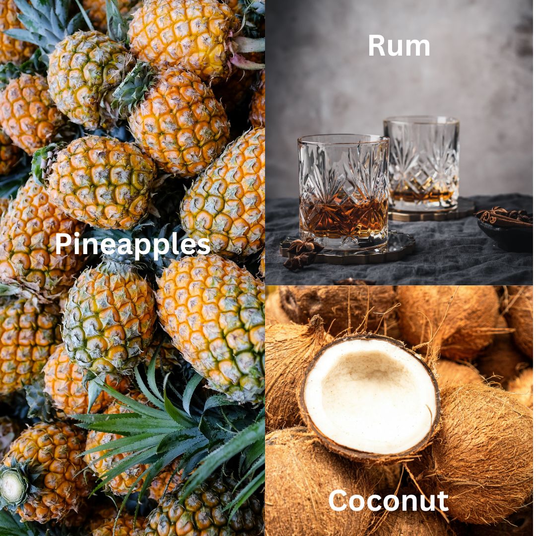 Pina Colada 3 Wick Candle