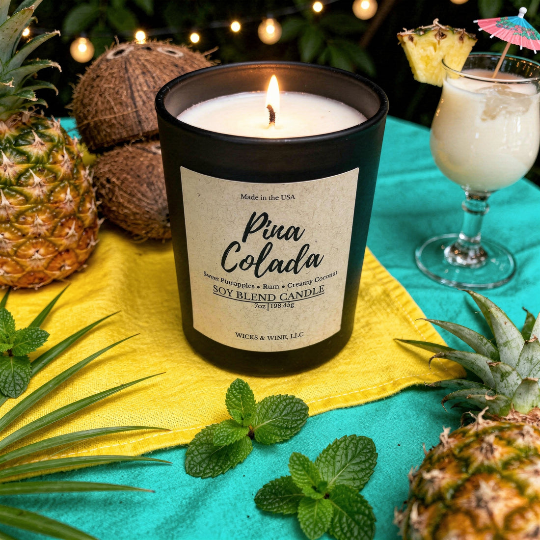 Pina Colada 1 Wick Candle