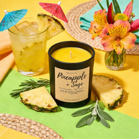 Pineapple + Sage 1 Wick Candle