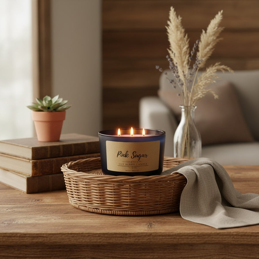 Pink Sugar 3 Wick Candle