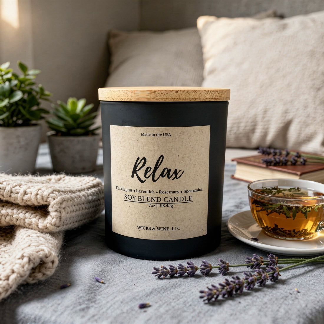Relax 1 Wick Candle