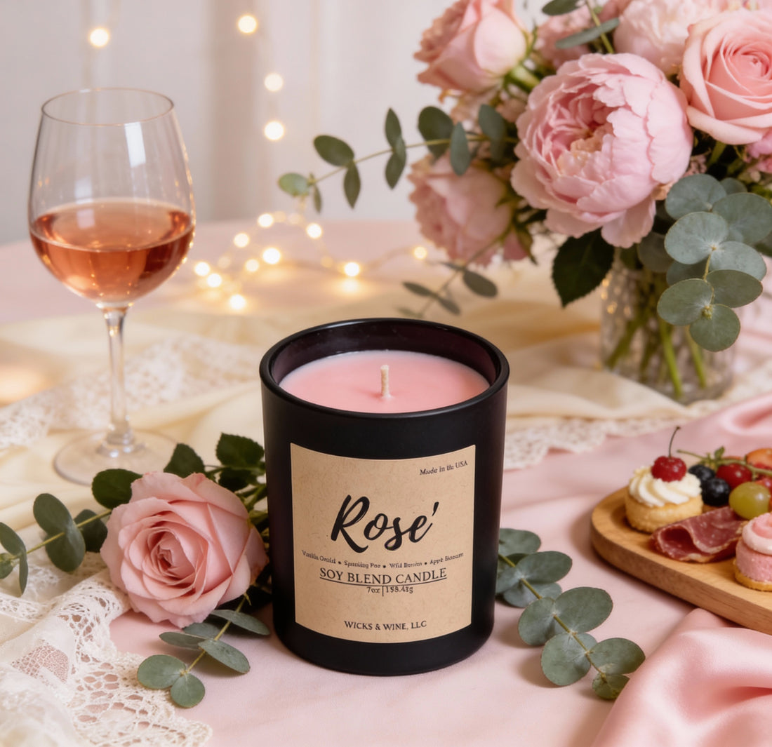 Rose’ 1 Wick Candle