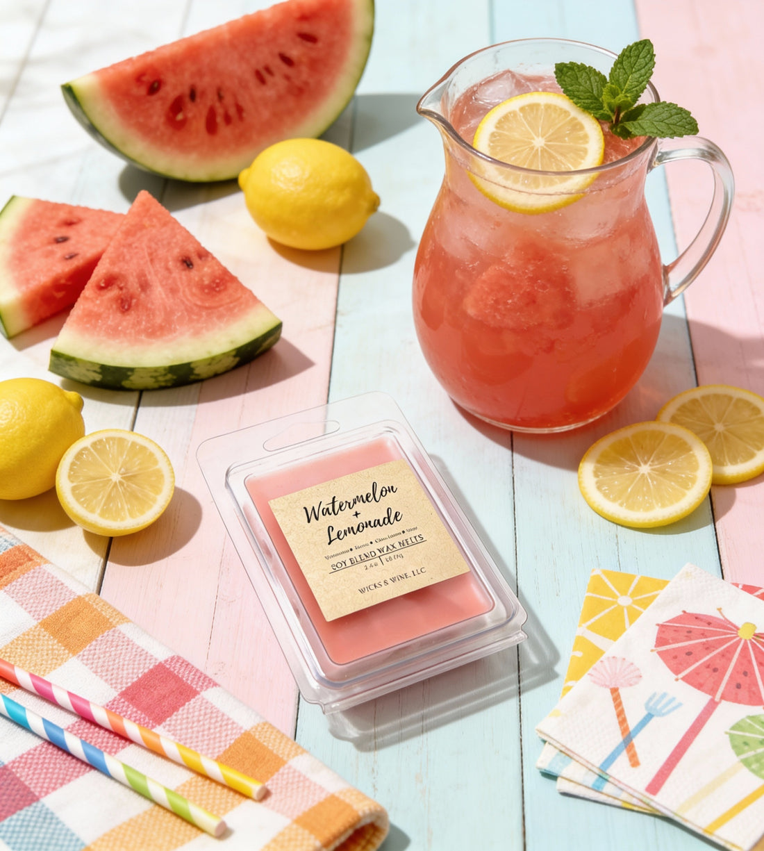 Watermelon + Lemonade Wax Melts